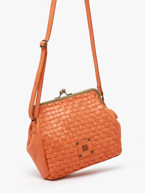 Sac Bandoulière Heritage Cuir Biba Orange heritage KA21 vue secondaire 2