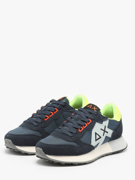 Sneakers Jaki 2.0 Fluo Sun68 Bleu men Z35113 vue secondaire 2