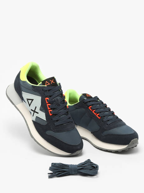 Sneakers Jaki 2.0 Fluo Sun68 Bleu men Z35113 vue secondaire 3