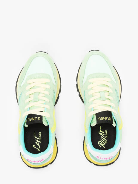 Sneakers Ally Color Explosion Sun68 Vert women Z35204 vue secondaire 4