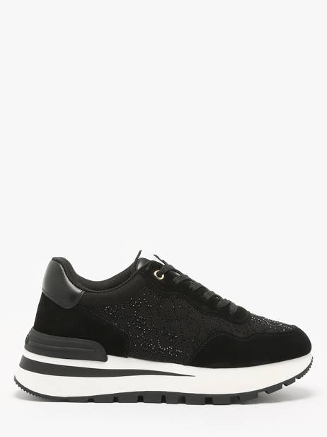 Sneakers Amazing 20 En Cuir Liu jo Noir women BA5043PX