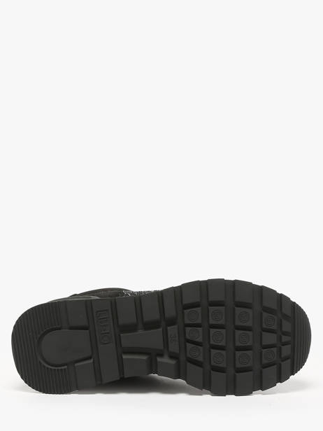 Sneakers Amazing 20 En Cuir Liu jo Noir women BA5043PX vue secondaire 5