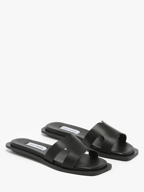Mules Sofia En Cuir Steve madden Noir women 11003523 vue secondaire 1