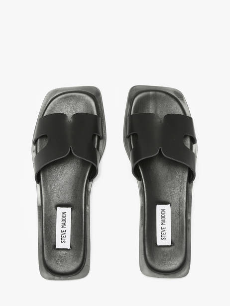 Mules Sofia En Cuir Steve madden Noir women 11003523 vue secondaire 3