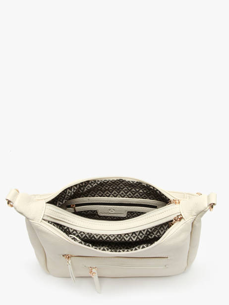 Sac Porté épaule Zip Lulu castagnette Beige zip VICTOR vue secondaire 3