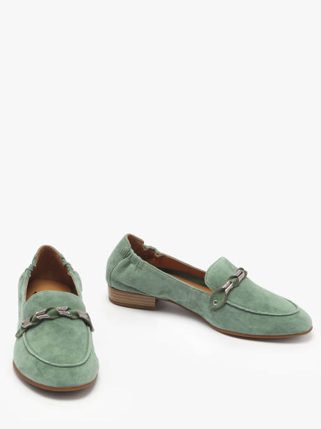 Mocassins Zanga En Cuir Mam'zelle Vert women CSIRK28 vue secondaire 3