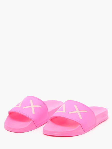 Claquettes Logo Sun68 Rose women X35204 vue secondaire 2