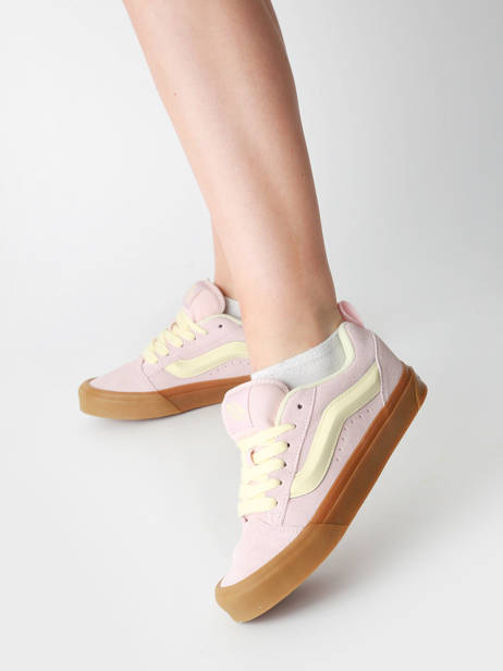 Sneakers Knu Skool En Cuir Vans Marron women D6ZO3N vue secondaire 1