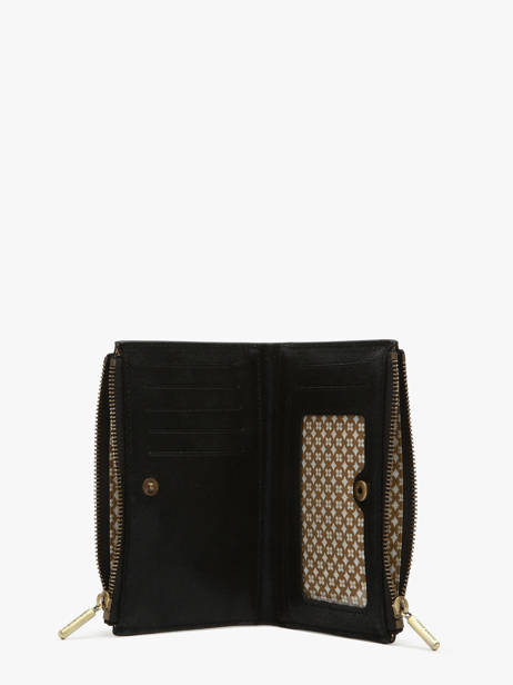 Wallet Vintage Leather Mila louise Black vintage 3576X other view 1