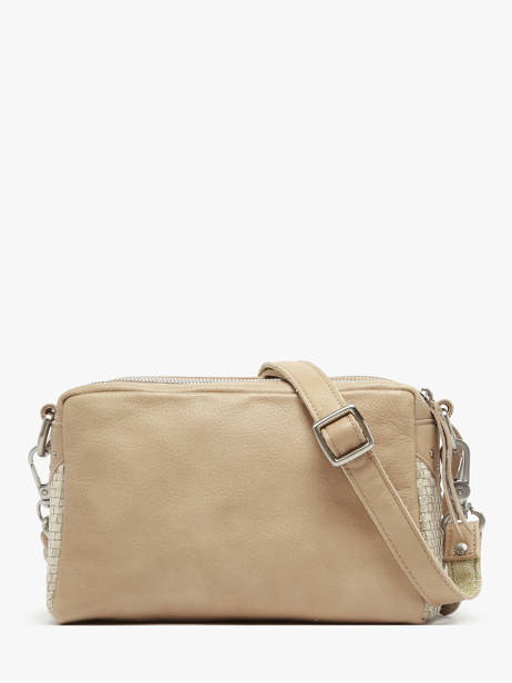 Sac Bandoulière Vintage Cuir Mila louise Beige vintage 23673WC vue secondaire 4