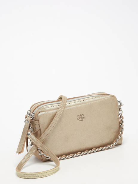 Sac Mama Xs Cuir Mila louise Beige vintage 23673XSX vue secondaire 2