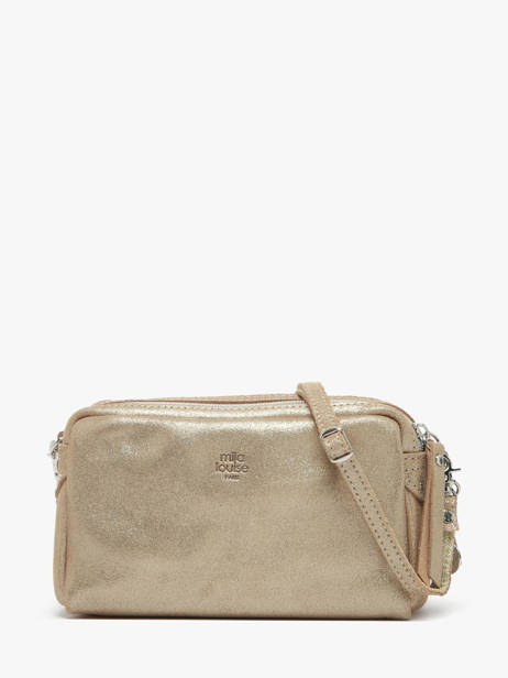 Sac Mama Xs Cuir Mila louise Beige vintage 23673XSX vue secondaire 4