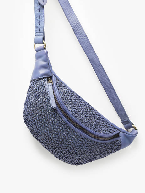 Sac Banane Biba Violet leather BRI5L vue secondaire 2