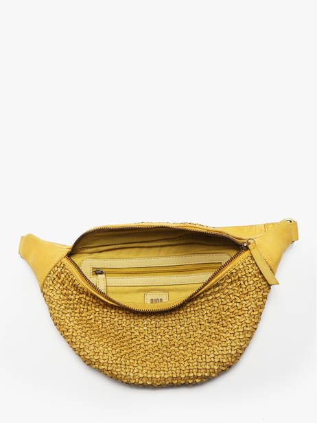 Sac Banane Biba Jaune leather BRI5L vue secondaire 3