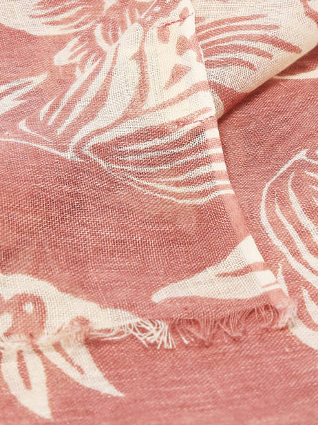 Foulard Rosas En Lin 100x100cm Biba Multicolore accessoires RI266A vue secondaire 1
