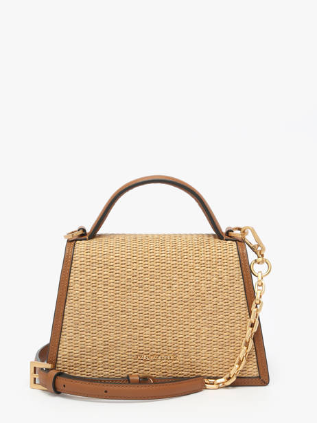Sac Bandoulière K Signature Raphia Karl lagerfeld Beige k signature A2W30009 vue secondaire 4