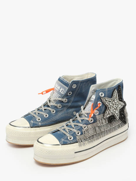 Sneakers Nan-ku couture Bleu women 4BA10C16 vue secondaire 2
