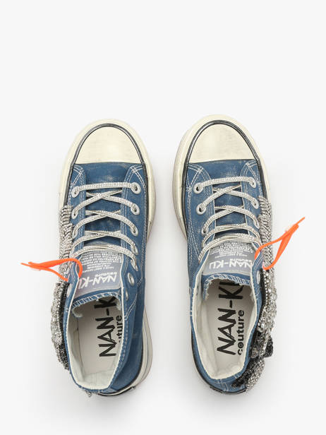 Sneakers Nan-ku couture Bleu women 4BA10C16 vue secondaire 4