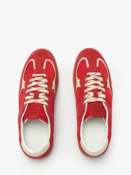 Sneakers Tb.490 Rife En Cuir Alohas Rouge women 10071001 vue secondaire 4
