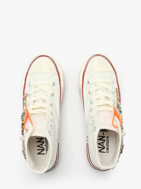 Sneakers Nan-ku couture Blanc women 15A2 vue secondaire 4