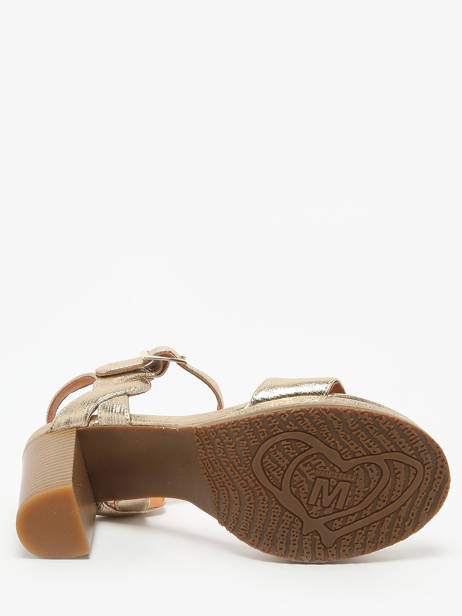 Sandales à Talon Jain En Cuir Mam'zelle Or women CSG1H03 vue secondaire 4