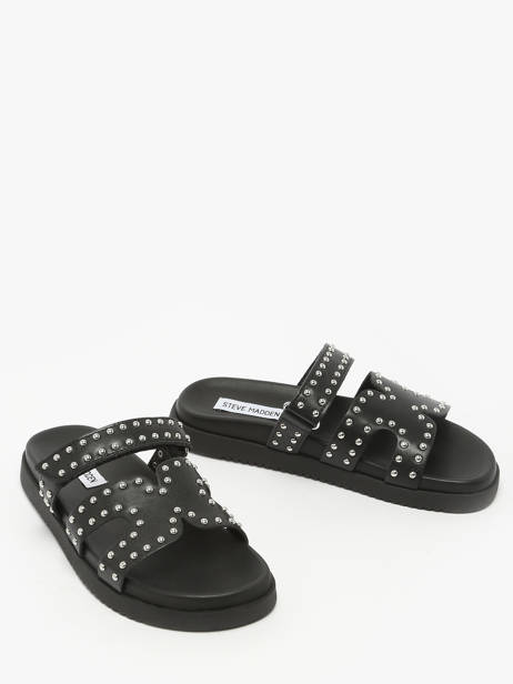 Mules Missile En Cuir Steve madden Noir women 11003772 vue secondaire 1