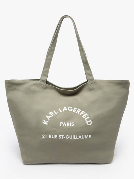 Sac Shopping Rsg Coton Karl lagerfeld Vert rsg A1W50006