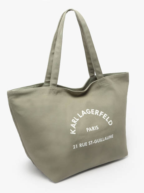 Sac Shopping Rsg Coton Karl lagerfeld Vert rsg A1W50006 vue secondaire 2