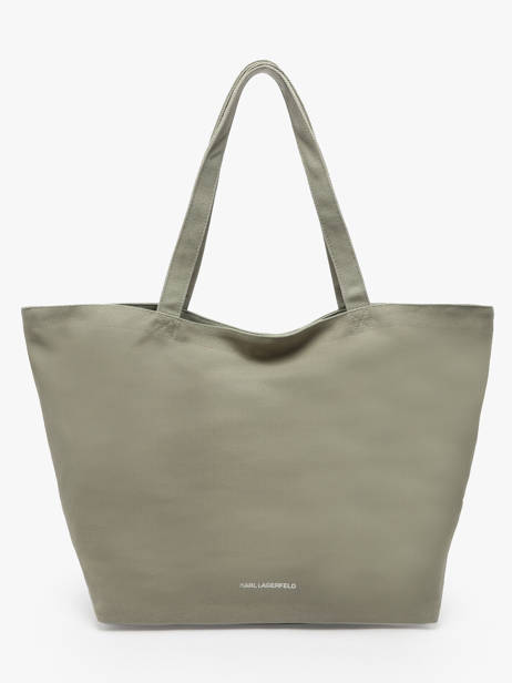 Sac Shopping Rsg Coton Karl lagerfeld Vert rsg A1W50006 vue secondaire 4