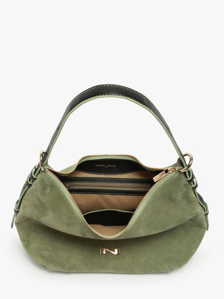 Sac Porté épaule Carrie En Cuir Daim Nathan baume Vert vogue 1 vue secondaire 3