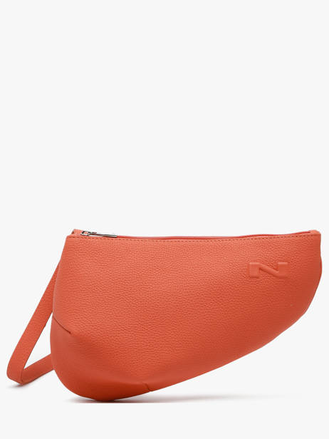 Sac Bandoulière Large City Perle Cuir Nathan baume Orange n city 1