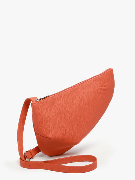 Sac Bandoulière Large City Perle Cuir Nathan baume Orange n city 1 vue secondaire 2