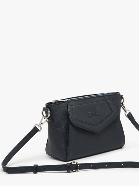 Sac Bandoulière Candy Cuir Nathan baume Bleu candy 7 vue secondaire 2