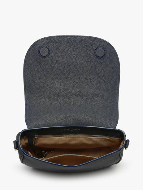 Sac Bandoulière Ponant Cuir Nathan baume Bleu regate 10 vue secondaire 3