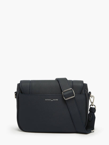 Sac Bandoulière Ponant Cuir Nathan baume Bleu regate 10 vue secondaire 4