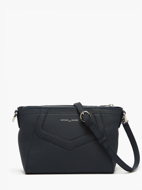 Sac Bandoulière Candy Cuir Nathan baume Bleu candy 7 vue secondaire 4