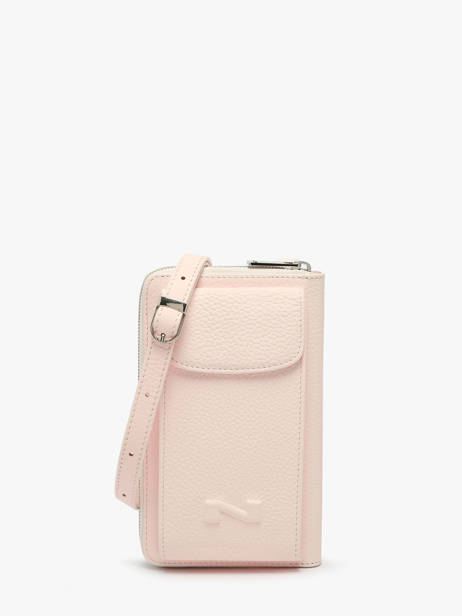Etui Téléphone Pocket Cuir Nathan baume Rose n city 3