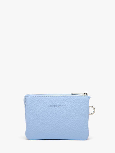 Porte-monnaie 2 Compartiments Cuir Nathan baume Bleu original n 302N vue secondaire 2