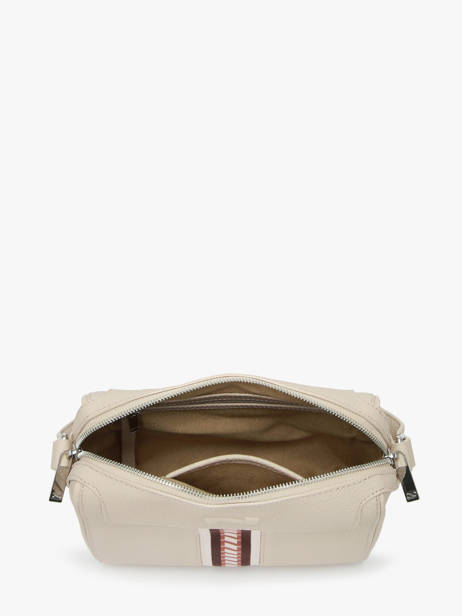 Sac Bandoulière Jeane Signature Cuir Nathan baume Beige signature 3 vue secondaire 3
