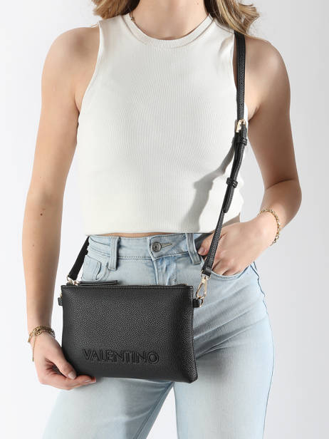 Sac Bandoulière Rised Re Valentino Noir rised re VBS8P918 vue secondaire 1