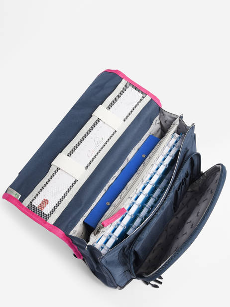 Cartable 2 Compartiments Cameleon Bleu actual PBBACA35 vue secondaire 4