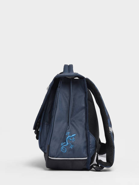 Cartable 2 Compartiments Cameleon Bleu actual PBBACA38 vue secondaire 3