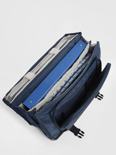 Cartable 2 Compartiments Cameleon Bleu actual PBBACA38 vue secondaire 4