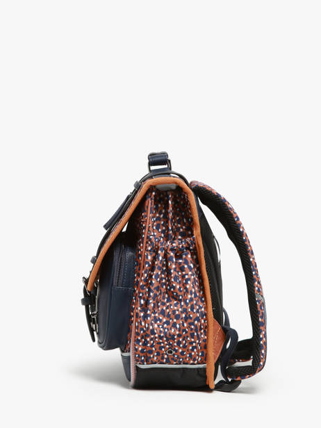 Cartable 2 Compartiments Cameleon Marron vintage fantasy PBVGCA35 vue secondaire 2