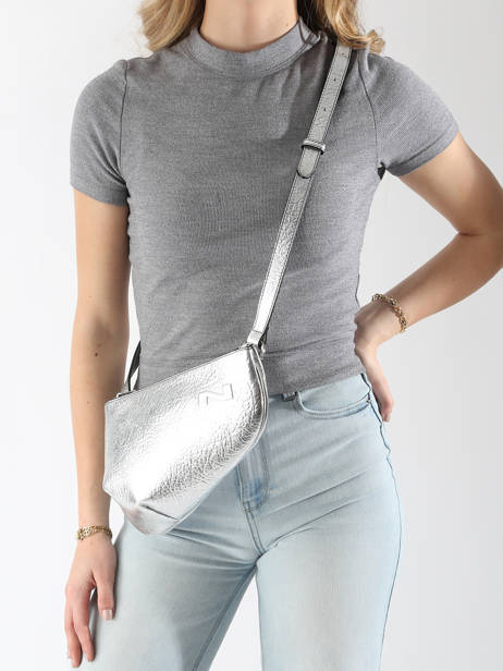 Sac Bandoulière N City Cuir Nathan baume Argent n city R vue secondaire 1