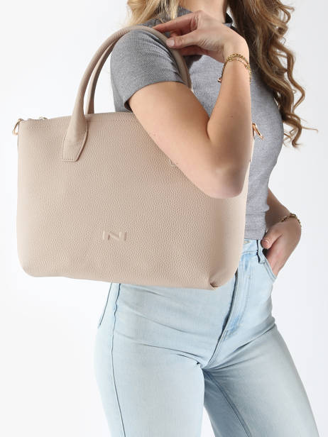 Sac à Main Victoria Cuir Nathan baume Beige victoria 88 vue secondaire 1
