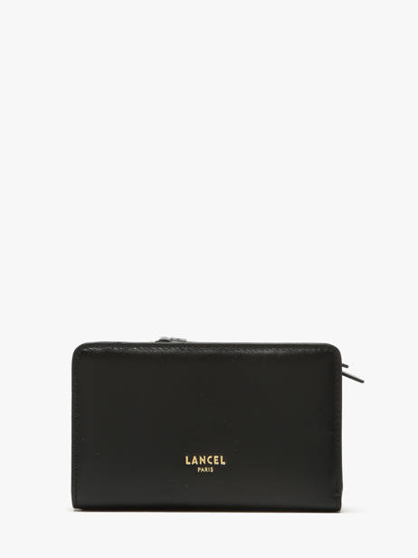 Portefeuille Cuir Lancel Noir origami A13423