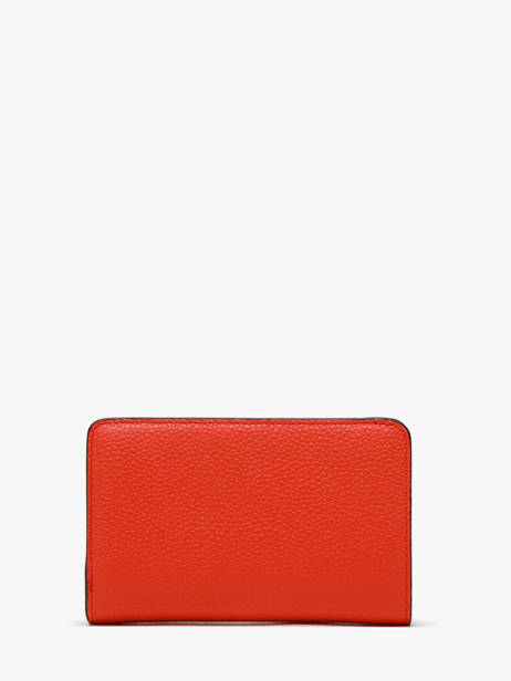 Portefeuille Rectangulaire Zippé Ninon Cuir Lancel Orange ninon A11123 vue secondaire 2