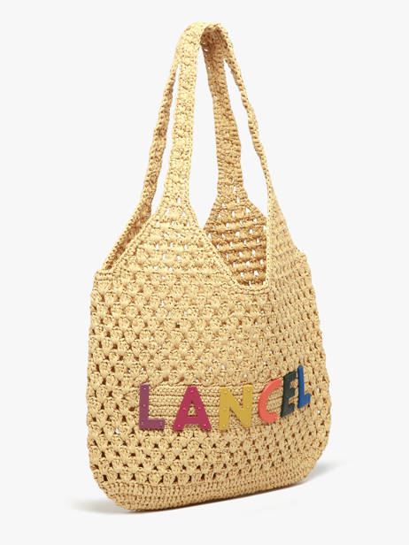Sac Porté épaule Cabas D'ete Lancel Beige cabas d'ete A13415 vue secondaire 2