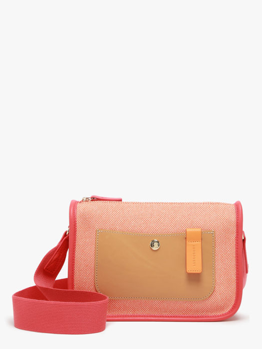 Longchamp Le foulonné soleil Sacs porté travers Rouge